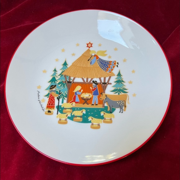 JWK Vintage Nativity Collectible Plate. Bavaria, West Germany, 1950. - Picture 1 of 8